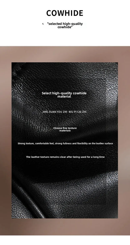 Sac à bandoulière en cuir de vache pour femmes, avec chaîne, petit Design, sac à main haut de gamme pour employés de bureau, accessoire de mode à bandoulière unique