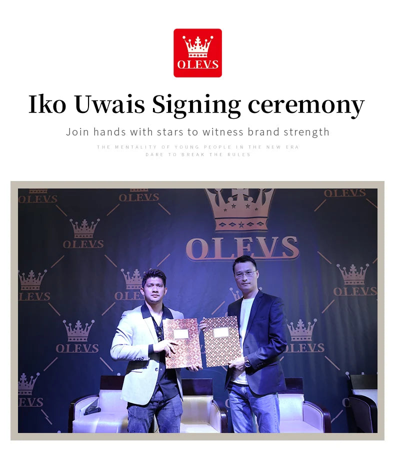 OLEVS Top marque de luxe montre pour femme élégante mode or acier inoxydable montres pour femmes calendrier étanche montre-bracelet à Quartz