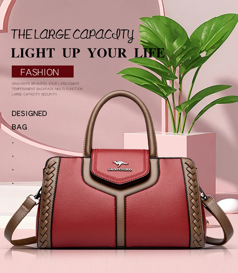 Sac à main tendance pour femmes, fourre-tout de bonne qualité, grande capacité, marque de luxe célèbre, Sac à bandoulière, nouvelle collection 2024