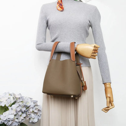 Sac à main en cuir de vache souple, panier de couche de sauna XVI, sac de détermination durable, fabriqué en Chine, nouvelle mode, 2024, E27