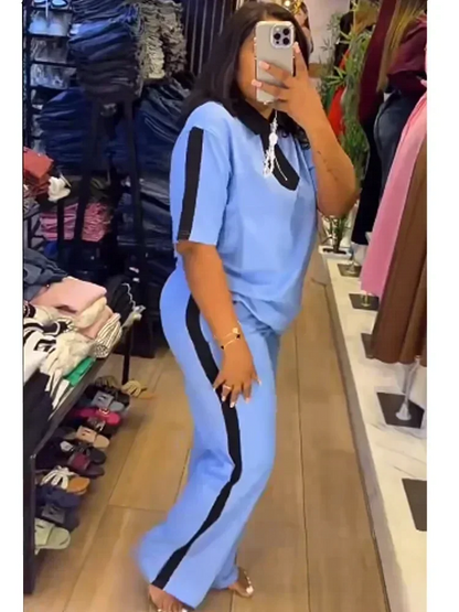 2 pièces femmes ensembles Dashiki africain nouveauté été automne correspondant ensembles deux pièces ensembles haut pantalon costumes tenues vêtements