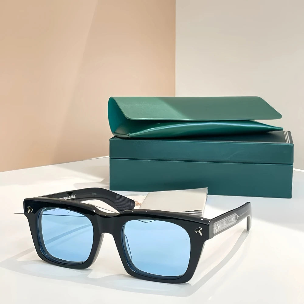 JMM QUENTIN Lunettes de soleil de marque de créateur japonais faites à la main photochromiques de haute qualité UV400 Lunettes en acétate pour hommes et femmes avec étui