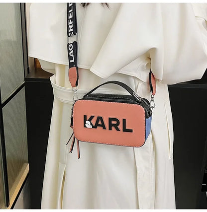 ‌ Sac messager tendance pour femmes, sac à bandoulière Simple, Texture haute sensibilité, Niche polyvalente pour appareil photo, 2025