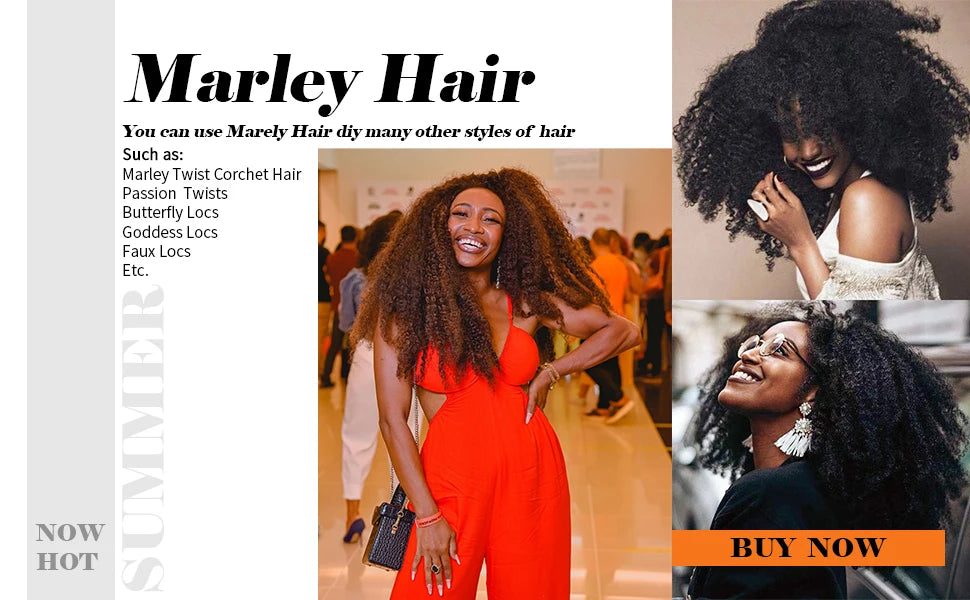 Karida Marley torsion tressage cheveux Crochet synthétique élastique Afro torsion Crochet cheveux Kanekalon Fiber pour tressage Extensions de cheveux