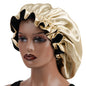 Bonnet de cheveux minimaliste Double couche en Satin, 1 pièce, bonnets de sommeil pouvant être portées des deux côtés, casquette polyvalente pour hommes/femmes