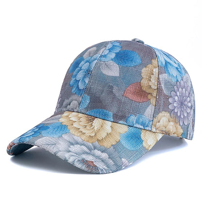 Casquette de Baseball respirante à motif de fleurs pour femmes, nouveau Style, décontractée, Streetwear d'extérieur, chapeau de sport, Dopamine, à la mode