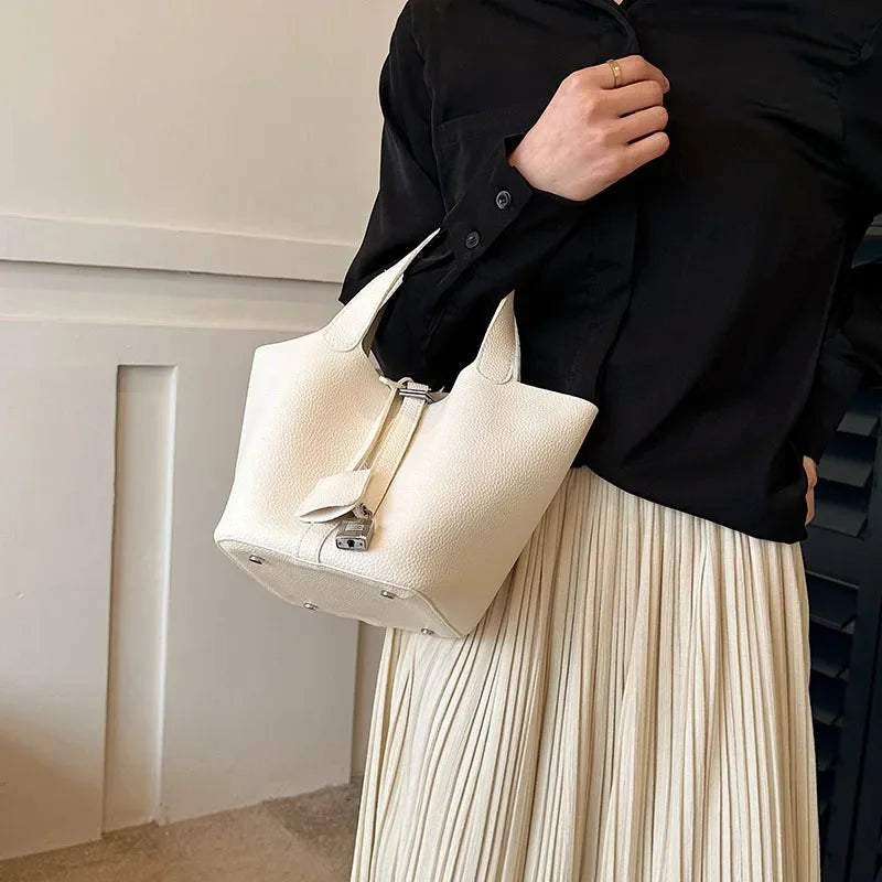 Sac à main en cuir PU pour femmes, Design Unique haut de gamme, offre spéciale de la saison, sac seau tendance, polyvalent à la mode, Si