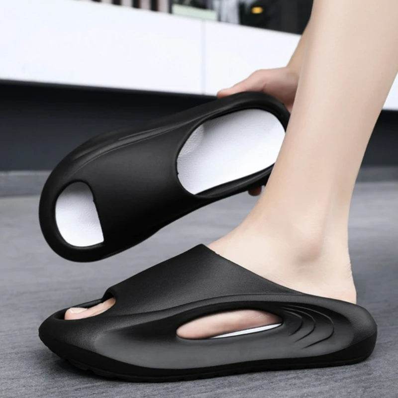 Pantoufles pour hommes pantoufles à fond souple été mode maison pantoufles EVA tongs sandales de plage décontractées plate-forme extérieure hommes chaussures