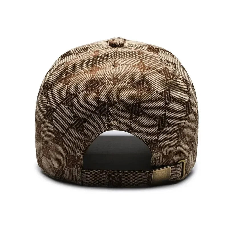 Casquette de Baseball cousue à trois lignes pour hommes et femmes, protection solaire quatre saisons, décontractée, filet rouge en détresse, chapeau 1841
