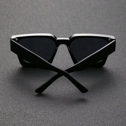 Lunettes de soleil unisexes en plastique, monture carrée, à la mode, pour la photographie de rue et les voyages à la plage, accessoires de conduite, 1 pièce