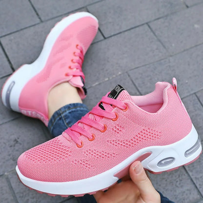 Chaussures pour femmes plate-forme baskets maille chaussures de course en plein air gros léger femmes chaussures décontractées de luxe blanc chaussure vulcanisée