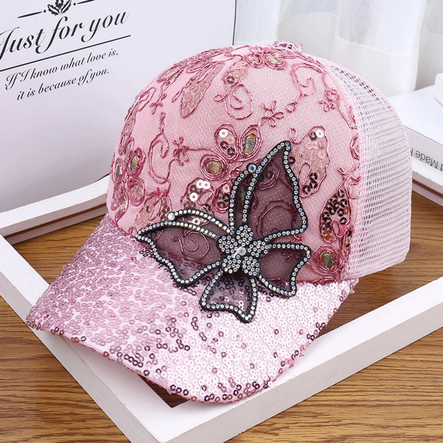 Casquette de Baseball papillon strass, casquette à rabat pour femme et homme, visière, chapeau de soleil, protection solaire, casquette de Sport, mode Unique, chapeau de plage, nouvelle collection