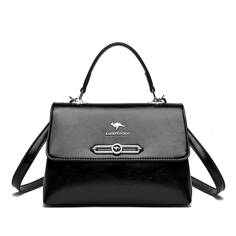 Sac à main rétro tendance pour femmes, portefeuille en cuir souple de haute qualité, petit sac carré, sacs à bandoulière de luxe célèbres