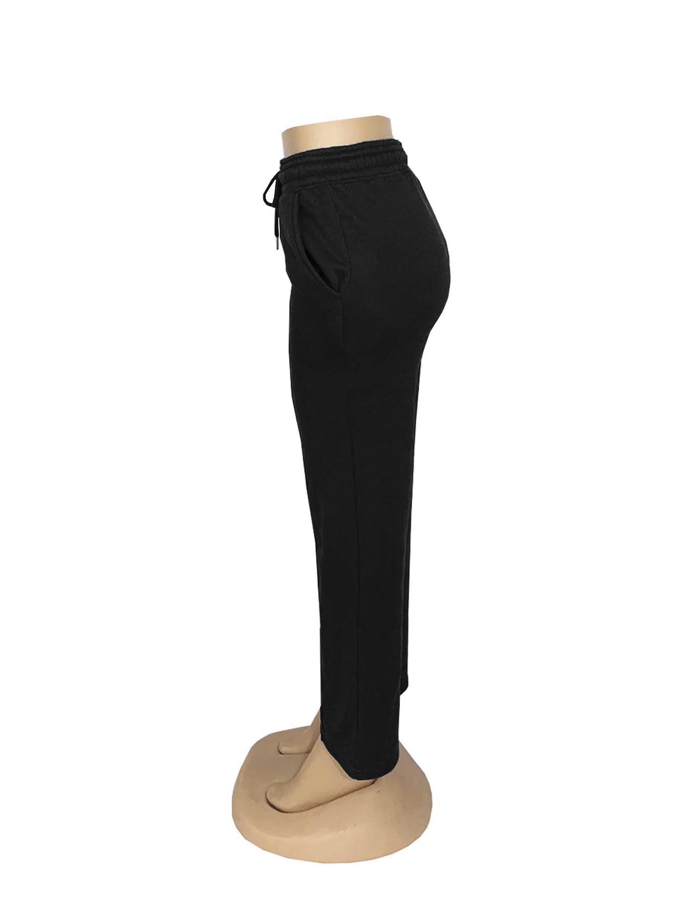 Pantalon femmes pantalons de survêtement pantalons longs cordon taille haute pantalon droit Y2k Streetwear épissure Capris décontracté survêtement 2025 Capris