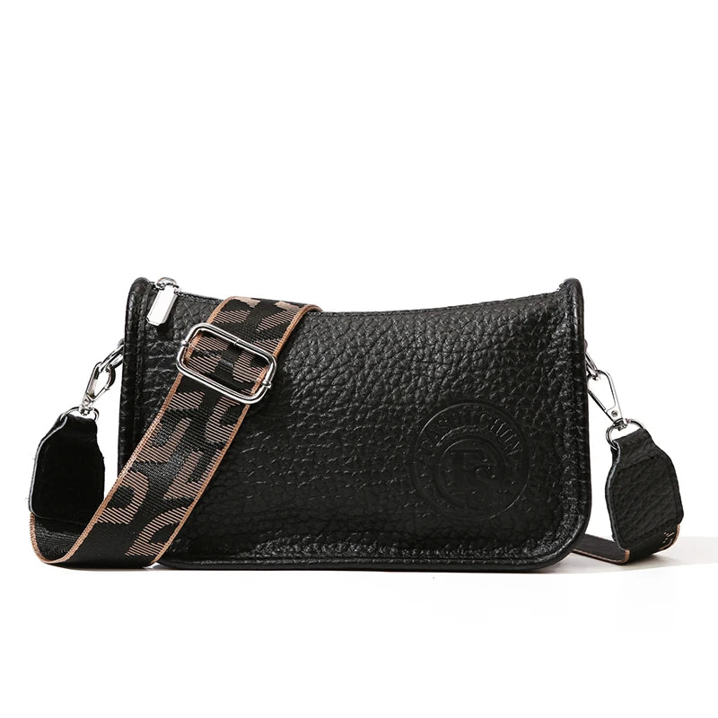 Sacs à bandoulière en cuir véritable de vache pour femmes, tendance 2023, sacs à main pour dames, sac à bandoulière en cuir souple, sacoche