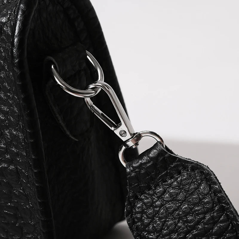 Sacs à bandoulière en cuir véritable de vache pour femmes, tendance 2023, sacs à main pour dames, sac à bandoulière en cuir souple, sacoche