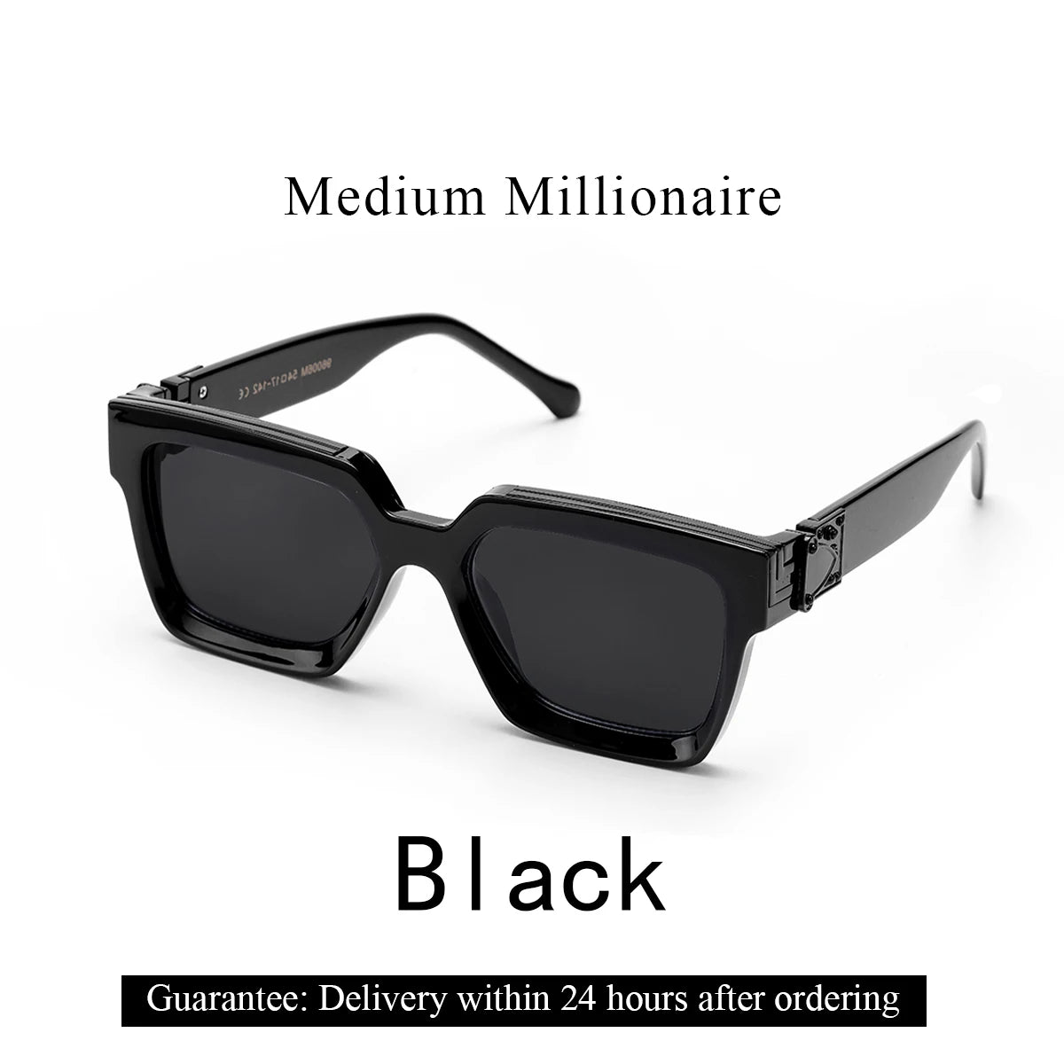 Ruiao rétro noir millionnaire nuances lunettes de soleil de luxe 2025 pour hommes concepteur célèbre marque carré lunettes de soleil homme femmes lunettes de soleil