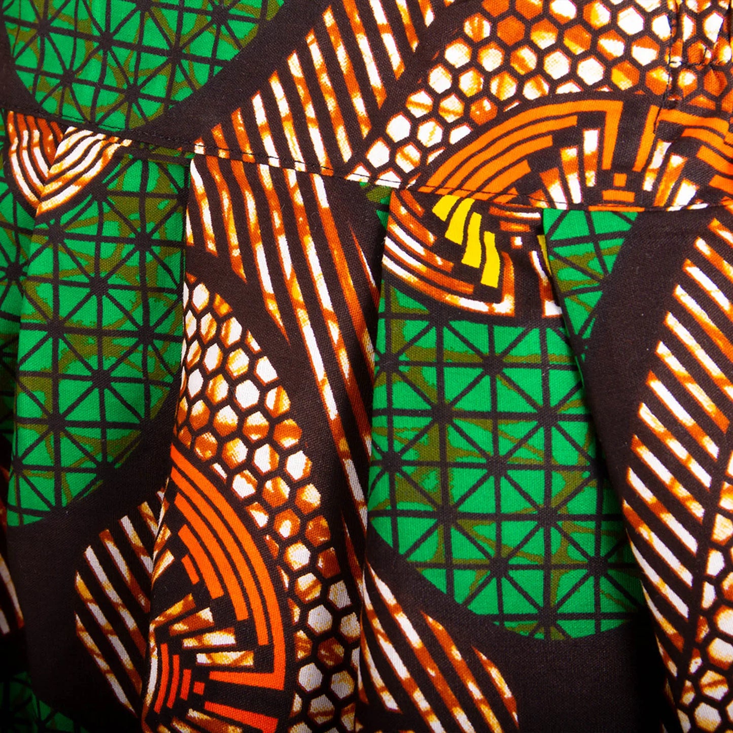 2025 été Original Style africain vêtement jupe Midi pour les femmes privé personnalisé de haute qualité Batik coton Femmal vêtements A 722704