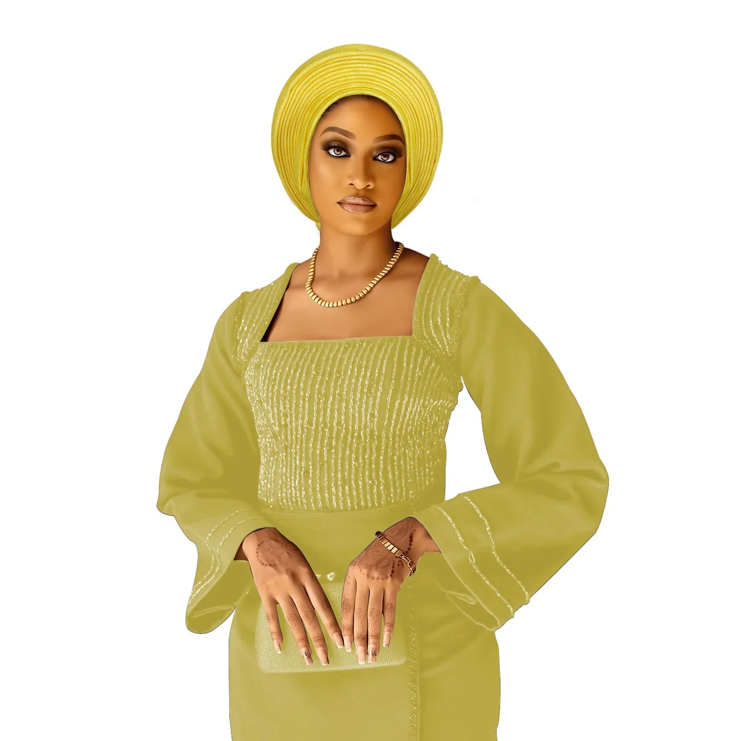 Casquette Turban plissée pour femmes africaines déjà fabriquées Auto Gele femme bandeau Nigeria dame chapeaux chapeau fête de mariage chapeaux