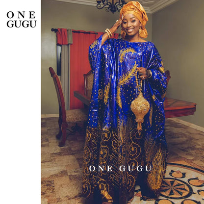 Robe de mariée traditionnelle africaine Dashiki, bassin, imprimé original, Bazin Riche Boubou, robe parfumée, nouvelle collection 2025