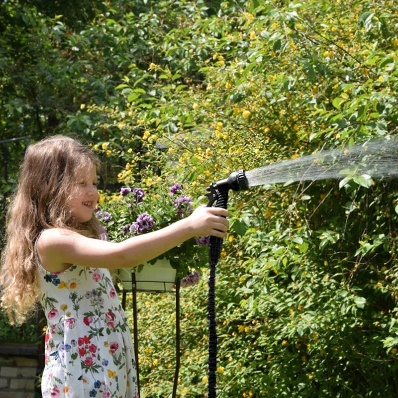 Tuyau magique extensible 2024, lavage de voiture à haute pression, 7 fonctions de pulvérisation d'eau, pistolet à eau, tuyau d'arrosage de jardin domestique