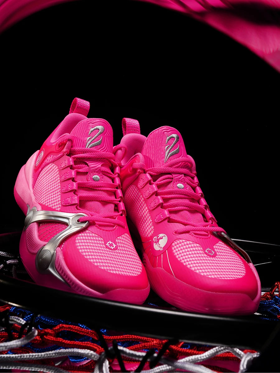 Rigorer BP1 'Kaleidoscope' chaussures de basket-ball hommes bas résistant à l'usure antidérapant professionnel réel Combat Sport baskets