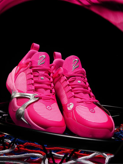 Rigorer BP1 'Kaleidoscope' chaussures de basket-ball hommes bas résistant à l'usure antidérapant professionnel réel Combat Sport baskets