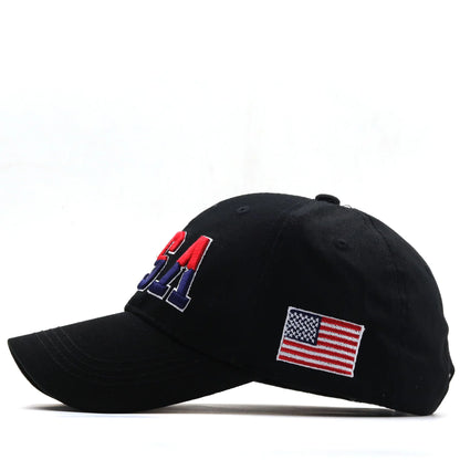Casquette de Baseball drapeau américain pour hommes et femmes, chapeau à rabat en coton, unisexe, broderie américaine, Hip Hop, Gorras Pet, nouvelle marque
