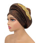 Mode africain Turban casquette femmes Autogele couvre-chef dame bandeau Nigeria mariage couvre-chef Turbante Mujer