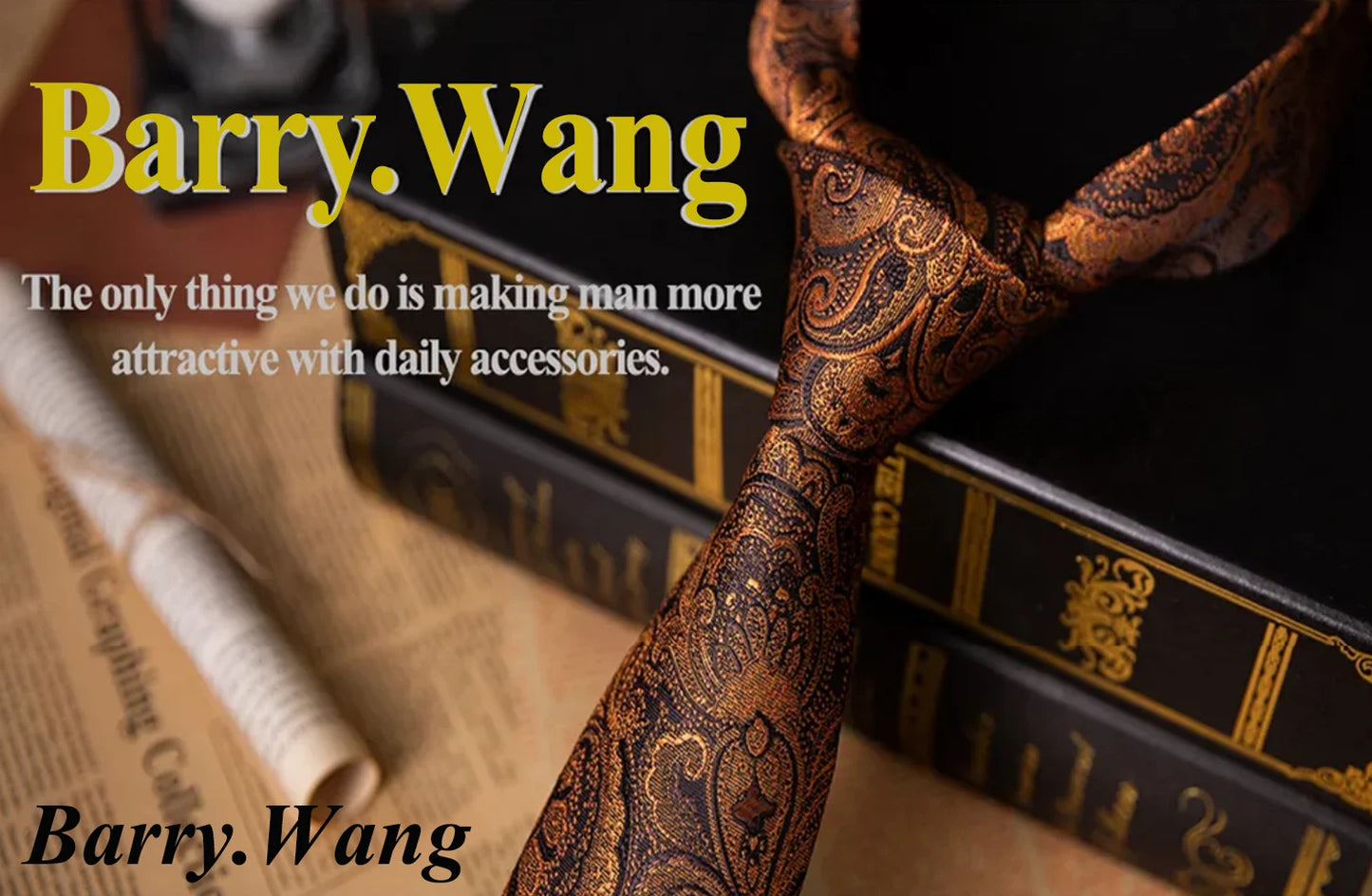 Barry.Wang violet lilas lavande soie hommes cravate mouchoir bouton de manchette ensemble Jacquard cravate florale pour homme mariage fête d'affaires