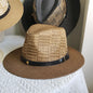 Nouveau chapeau Panama mode d'été Simple hommes et femmes à large bord femme Jazz haut-de-forme classique Gentleman chapeau de soleil hatsombrero hombre