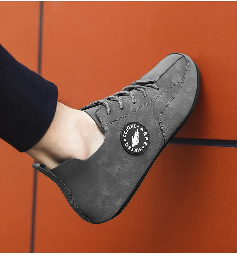 MAEDEF mocassins pour hommes léger conduite décontracté fond mince chaussures plates semelle souple confortable antidérapant à lacets chaussures de marche hommes