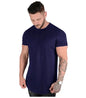 T-shirt de Fitness musculaire été hommes athloisir entraînement à manches courtes T-shirt de haute qualité coton hommes T-shirt Gym Sport chemise hauts