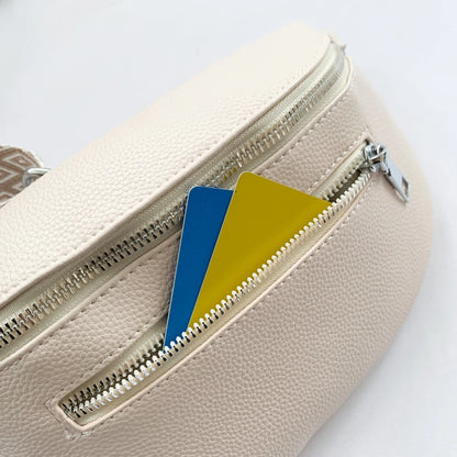 Sac banane rétro en cuir PU pour femmes, sac de poitrine, sac banane, sac à bandoulière, sac de ceinture de poitrine, sac Hobo demi-lune