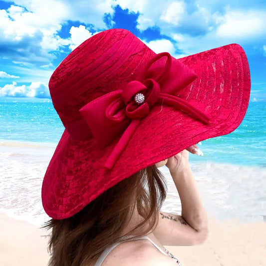 Chapeaux pour femmes en été, chapeaux de plage, sorties en bord de mer, revêtement du visage, protection solaire, chapeaux de soleil à large bord, chapeaux de soleil pliables
