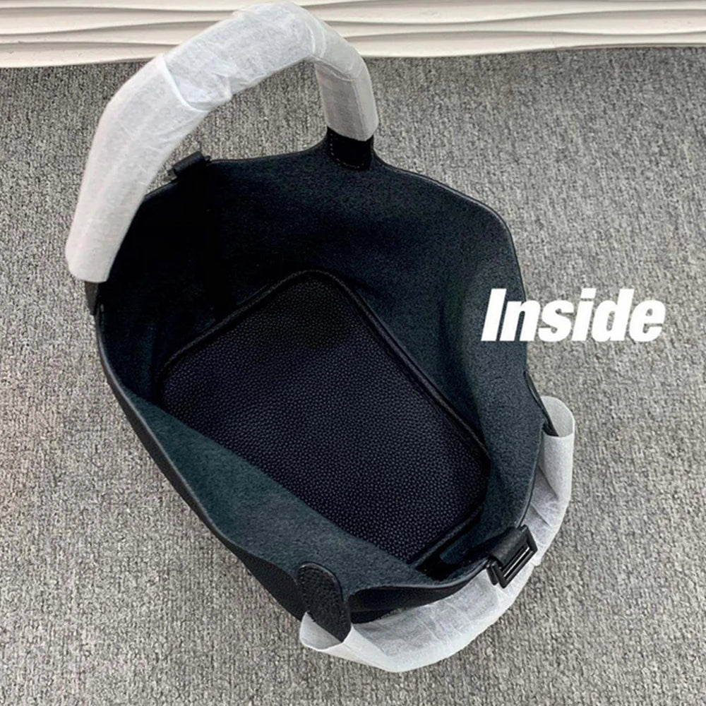 Divers sacs de luxe en cuir véritable, sac à main à la mode pour femmes, panier de légumes, sac seau Portable pour femmes avec serrure