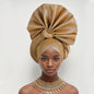 NigWin-Turban Africain de Haute Qualité pour ixde Mariage, Cravate de Sauna, Aso Oke Gele, Déjà Fabriqué, Auto Gele, 2025