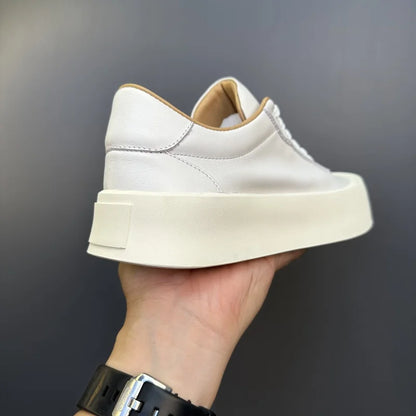 DOYUTIG-Chaussures de planche en cuir véritable pour hommes, baskets à semelle optique coordonnante, chaussures décontractées, rétro vintage, printemps et automne, SGHousex, nouveau