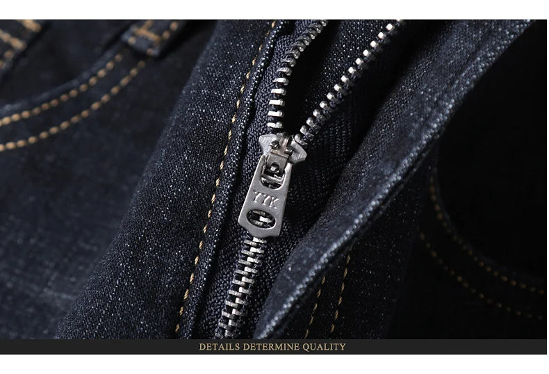 Jean classique pour homme, salopette en denim, doux, noir, taille 32-38, nouvelle collection