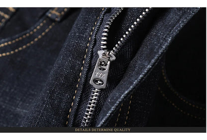 Jean classique pour homme, salopette en denim, doux, noir, taille 32-38, nouvelle collection