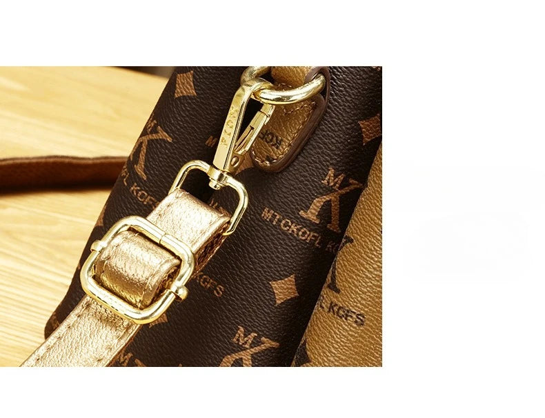 Sac à bandoulière élégant pour maman, 11.2 pouces (28cm), fourre-tout à la mode avec matériau PU de haute qualité