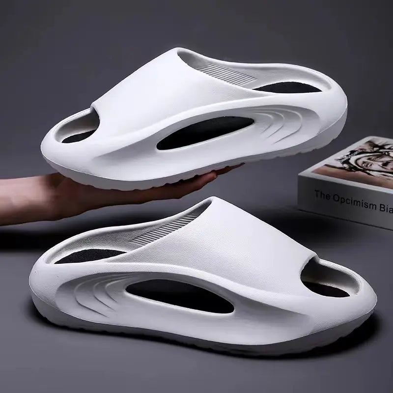 Pantoufles pour hommes pantoufles à fond souple été mode maison pantoufles EVA tongs sandales de plage décontractées plate-forme extérieure hommes chaussures