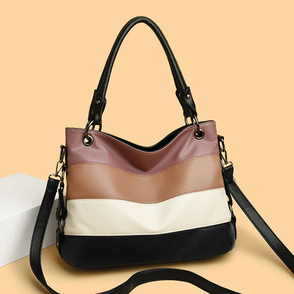 Trois couches de luxe fourre-tout décontracté femmes Sac de haute qualité en cuir Pu dames sacs à main pour femmes grand épaule sacs à bandoulière Sac nouveau