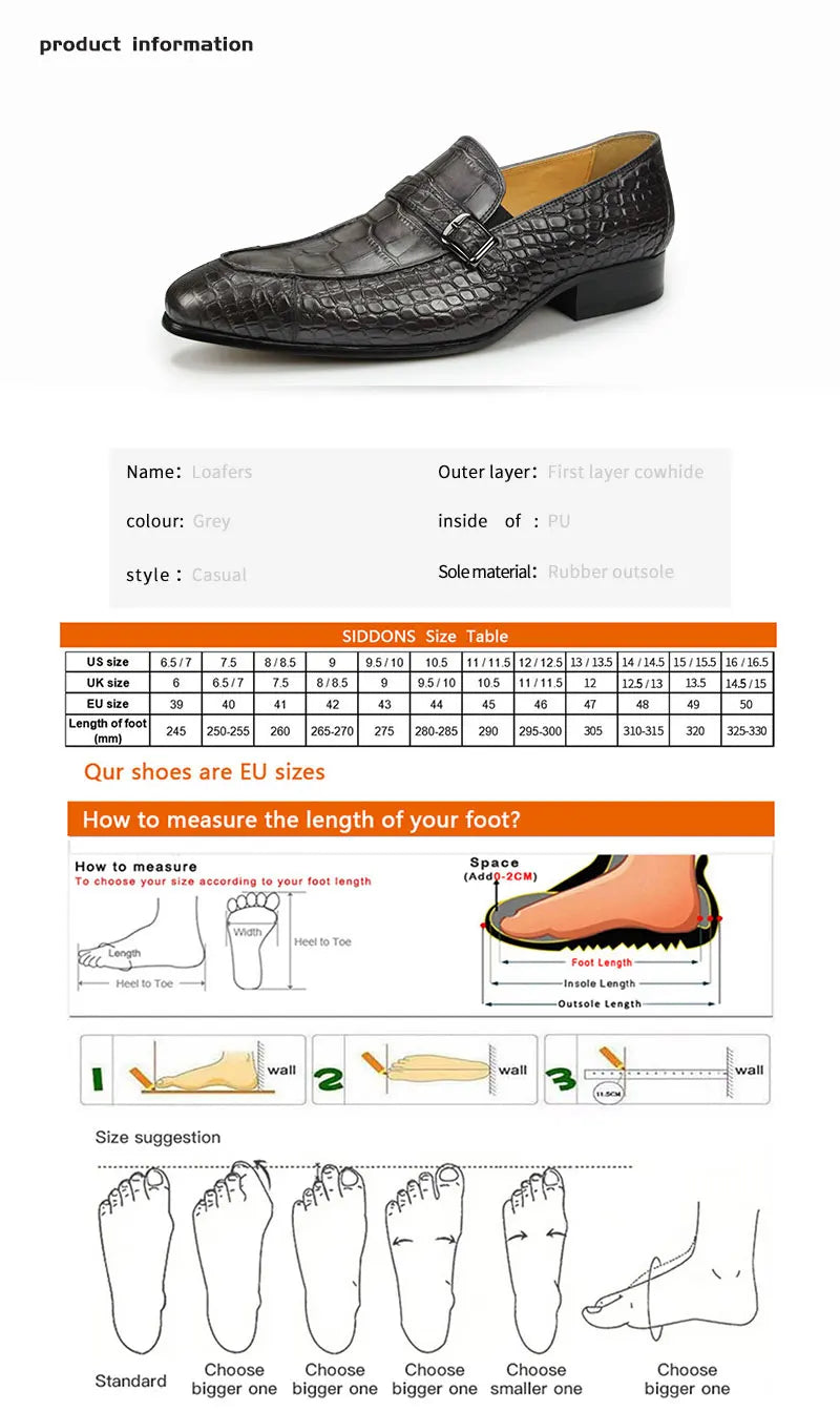 Mocassins en cuir pour hommes, chaussures imprimées serpent, décontractées, confortables, résistantes à l'usure, de luxe, couleur noir et gris