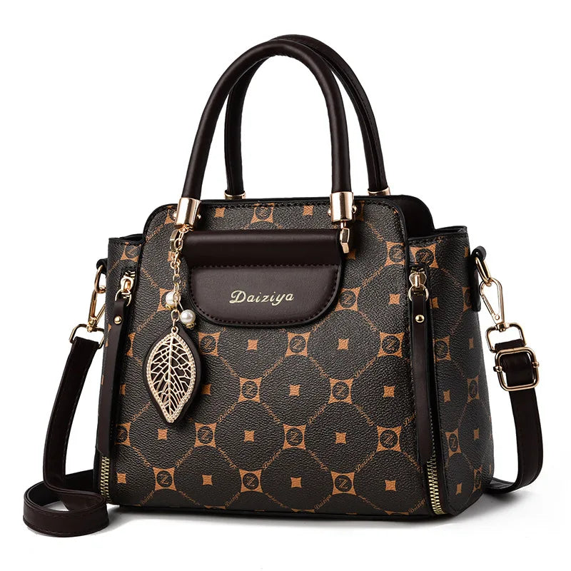 Sac à main à bandoulière alertes onale imprimé pour femme, sac à main à la mode, grande capacité, initié, rétro classique, urbain, nouveau