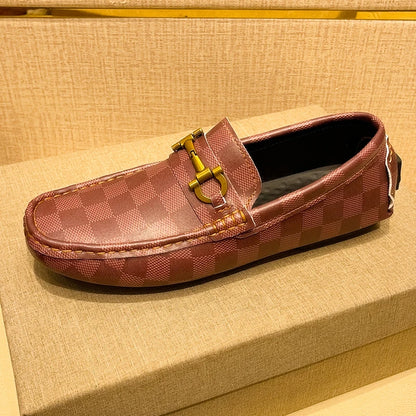 Nouveaux mocassins en cuir véritable hommes Design mocassin mode sans lacet doux plat chaussures décontractées pour hommes chaussures pour homme chaussures de bateau faites à la main