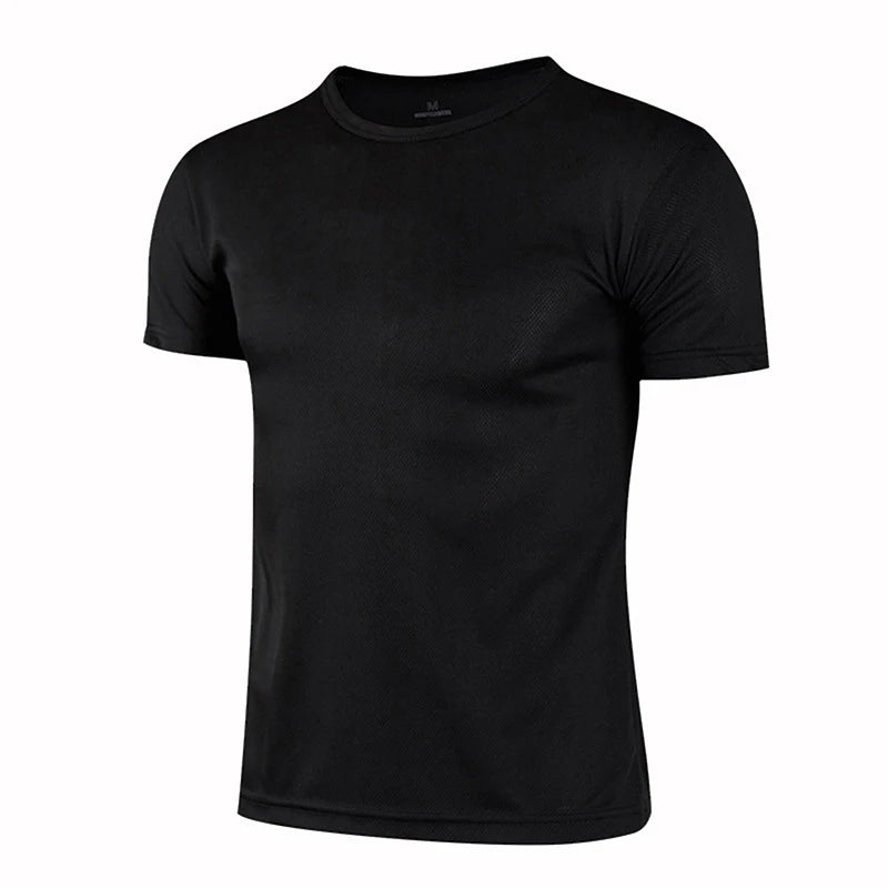 Hommes femmes séchage rapide à manches courtes Sport T-Shirt maillots de gymnastique Fitness chemise formateur course T-Shirt adolescent vêtements de Sport respirants