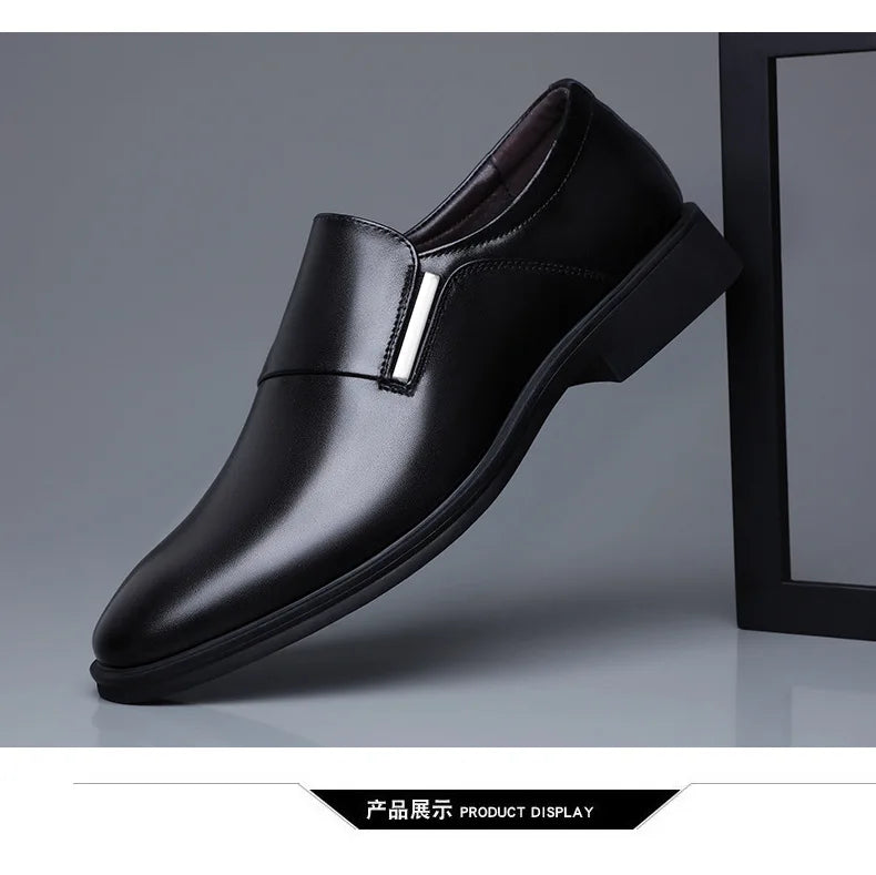 Nouveauté mode britannique hommes blanc noir sans lacet robe affaires chaussures décontractées mocassins mâle robe de mariée chaussures de retour