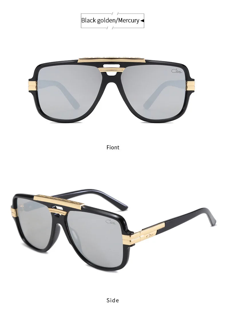 Cazal Lunettes de soleil Protection UV400 Lunettes de mode unisexes élégantes pour hommes femmes 8037