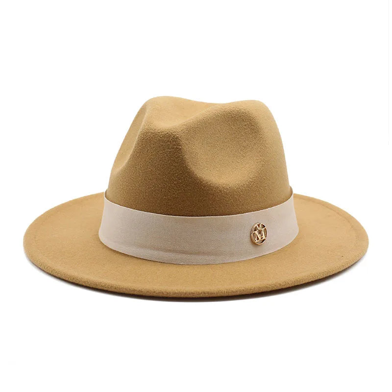 Nouveau chapeau Fedora pour femmes hiver élégant mode formelle mariage décorer église casquette Panama fête Jazz chapeau chapeau femme